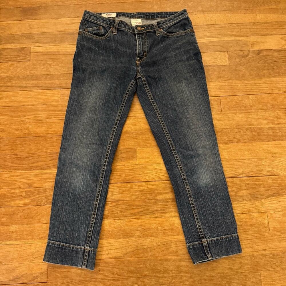 Banana Republic Classic Skinny dark wash low rise jeans pants size 8
b43